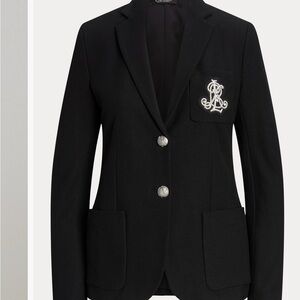 Polo by Ralph Lauren Black Blazer with Silver Accents